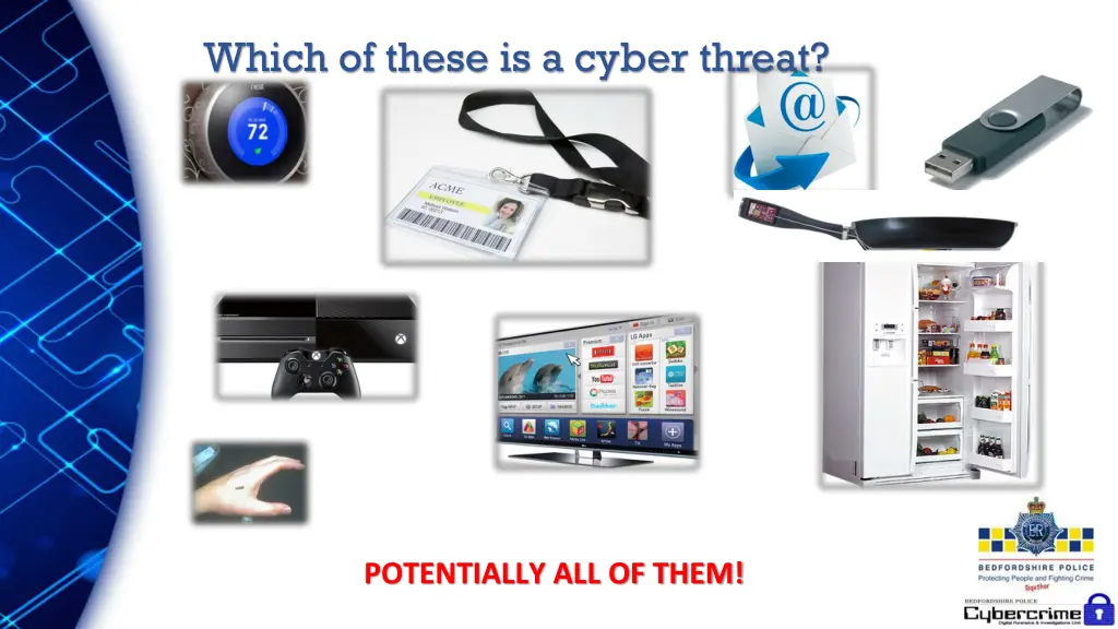 which of these is a cyber threat