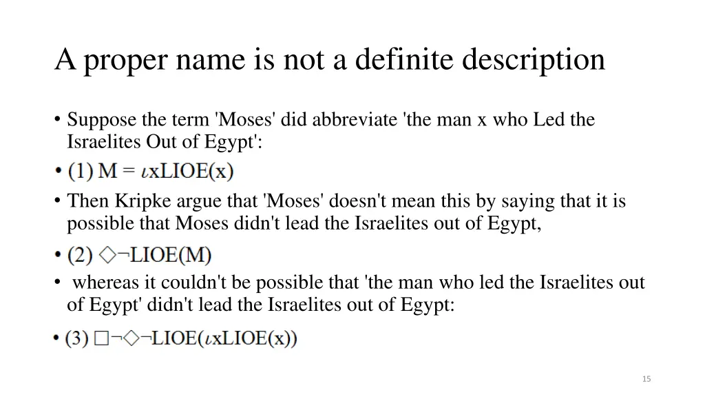 a proper name is not a definite description