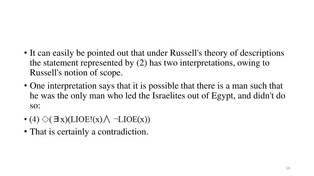 it can easily be pointed out that under russell