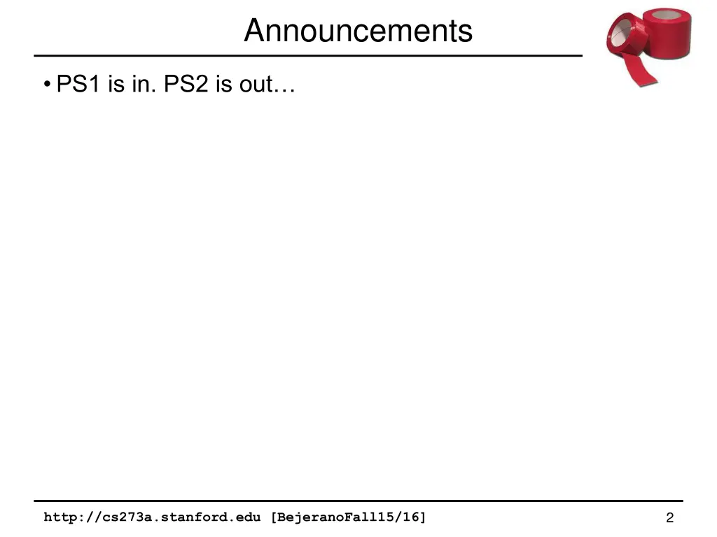 announcements