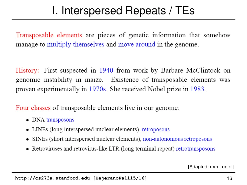 i interspersed repeats tes 2