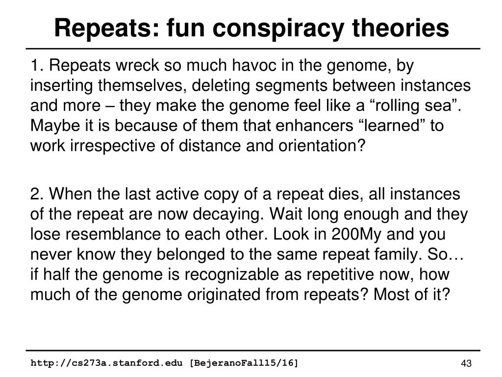 repeats fun conspiracy theories