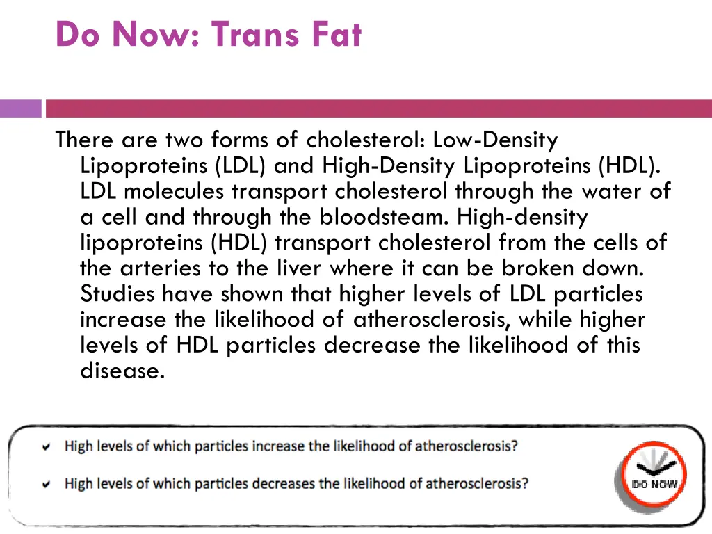 do now trans fat 2