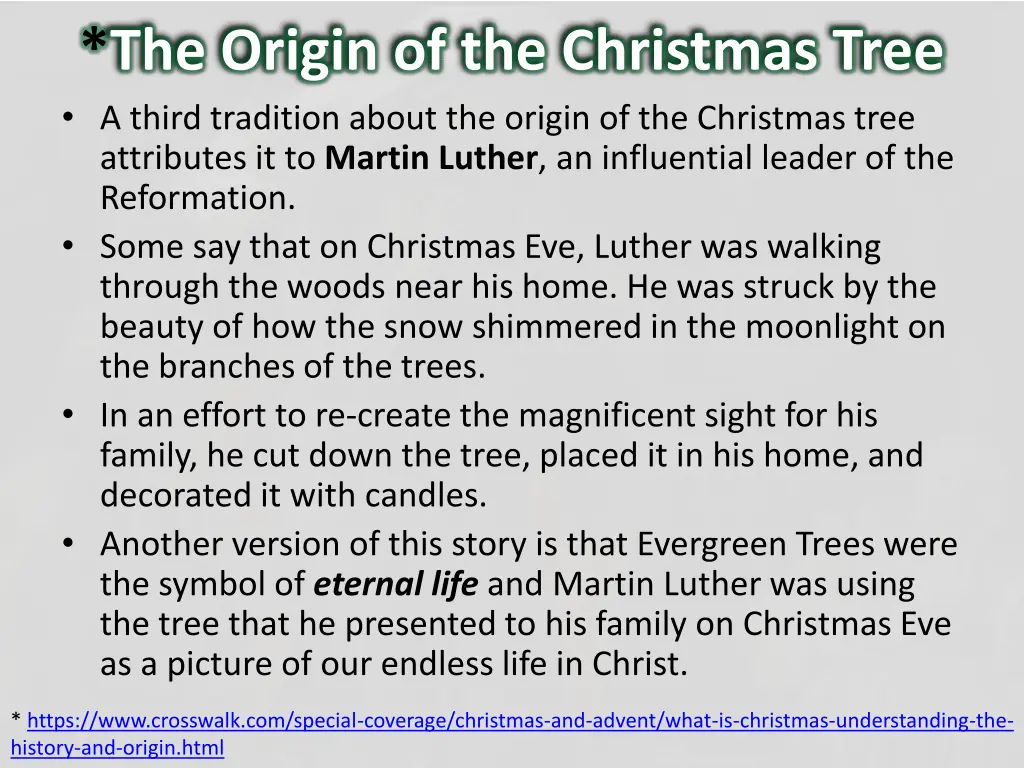 the origin of the christmas tree a third