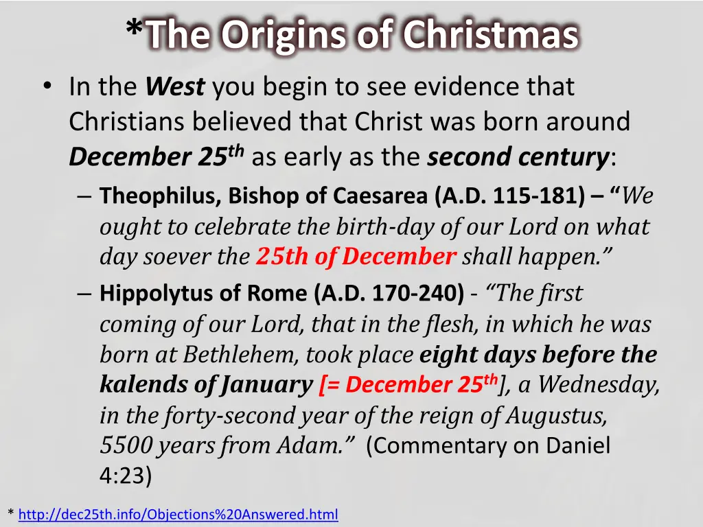 the origins of christmas in the west you begin