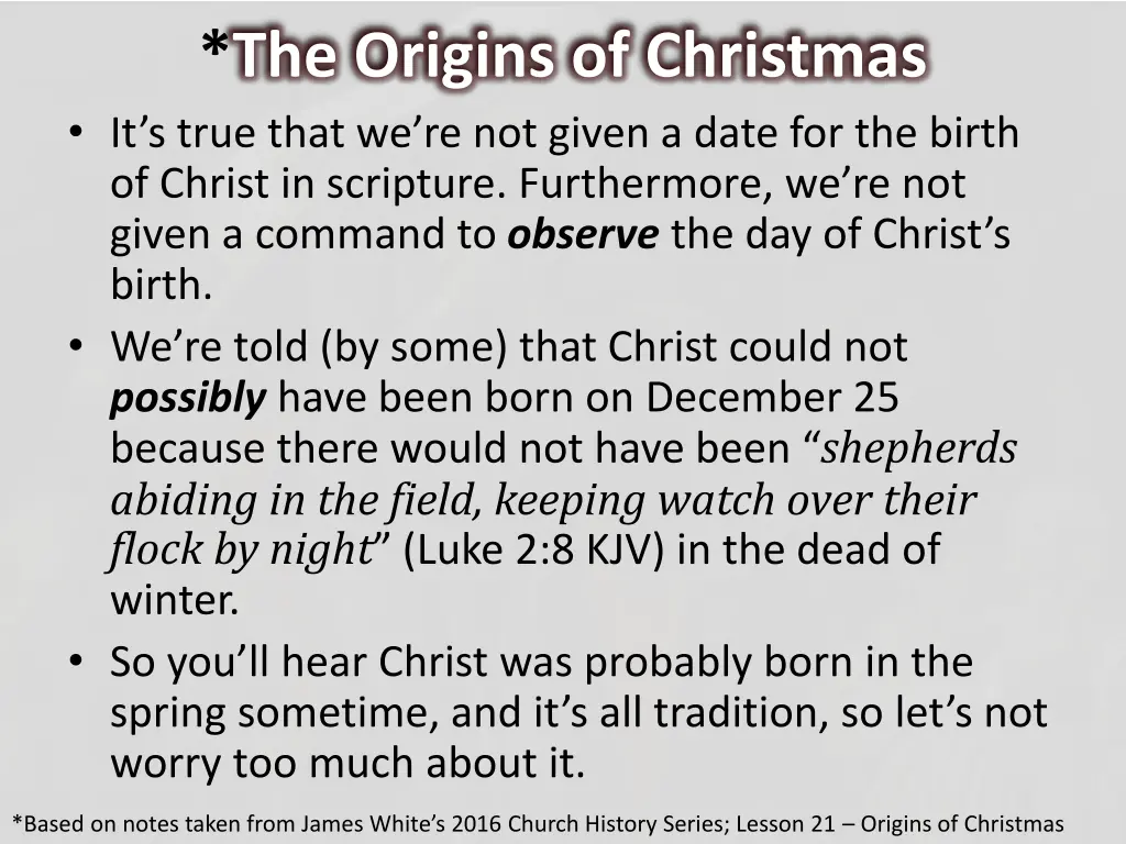 the origins of christmas it s true that