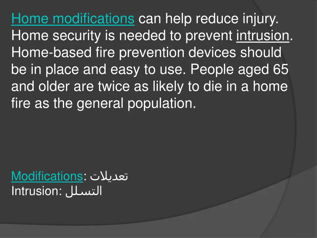 home modifications can help reduce injury home