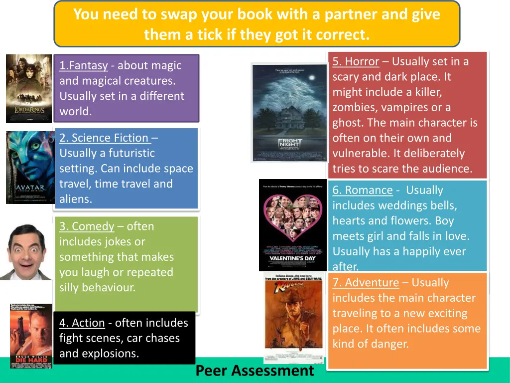 you need to swap your book with a partner
