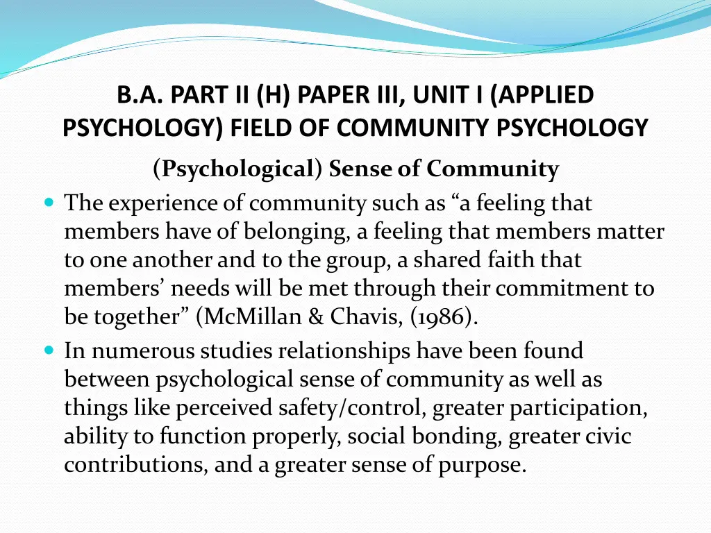 b a part ii h paper iii unit i applied psychology 3