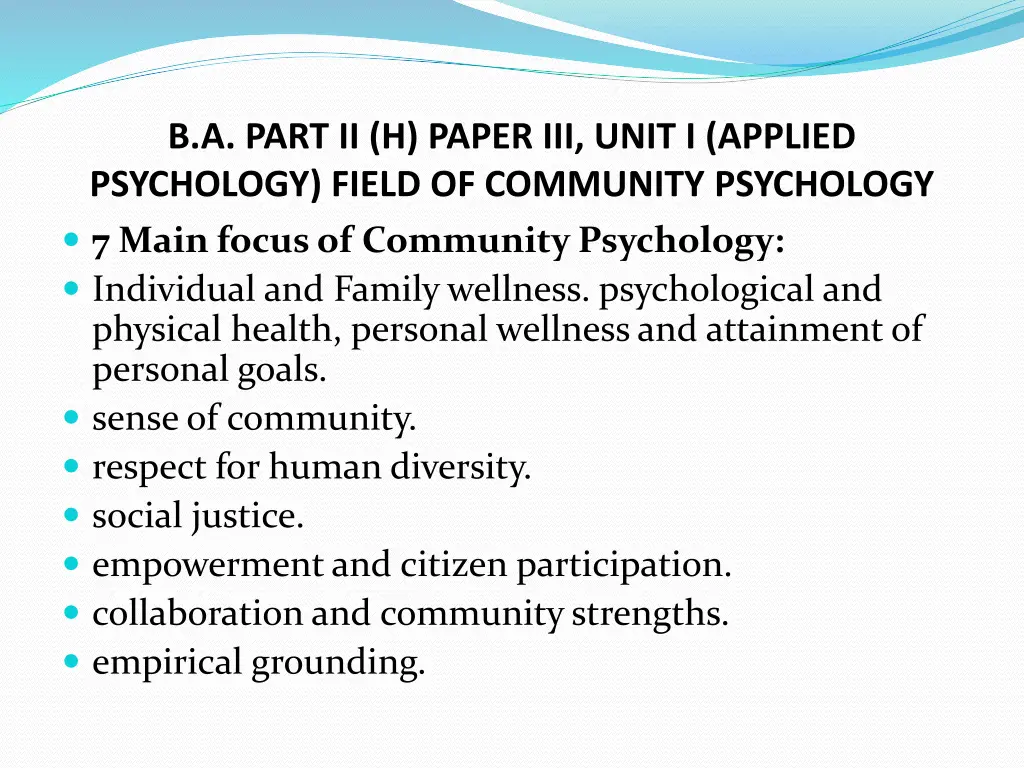 b a part ii h paper iii unit i applied psychology 4