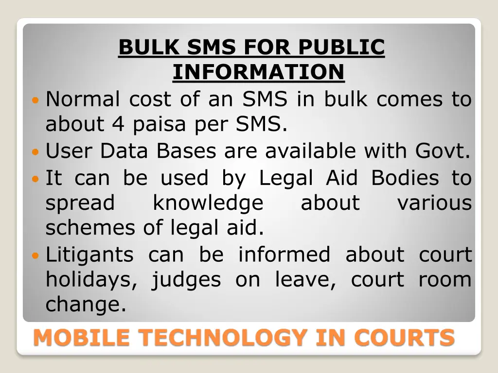 bulk sms for public information normal cost