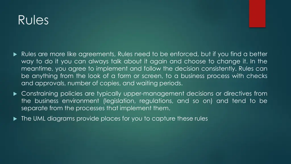 rules