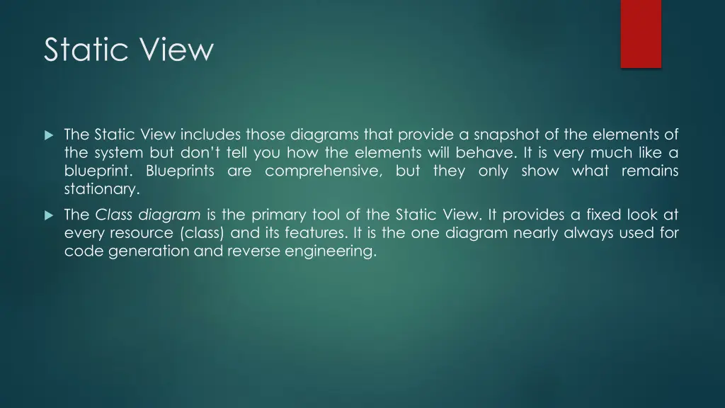 static view