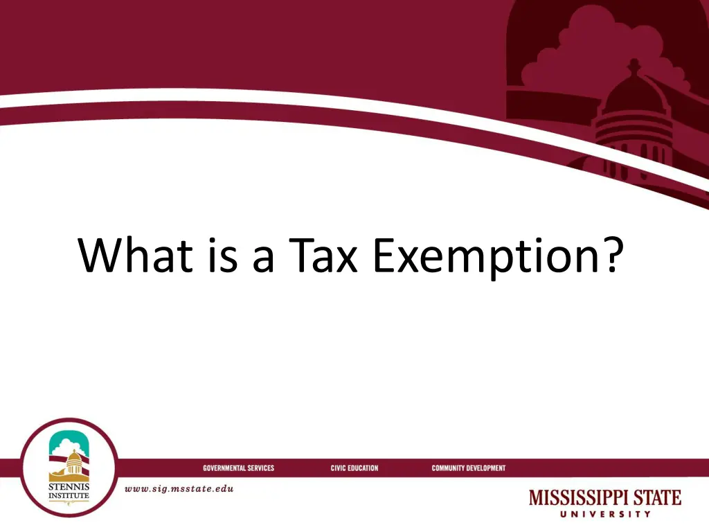 what is a tax exemption