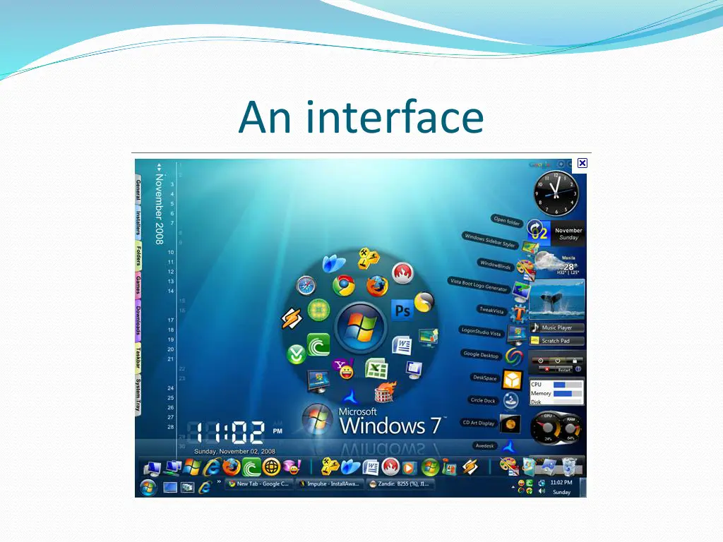 an interface