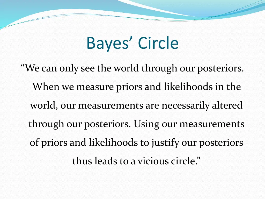 bayes circle