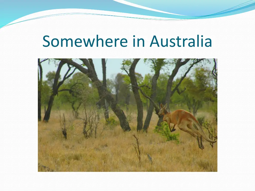 somewhere in australia