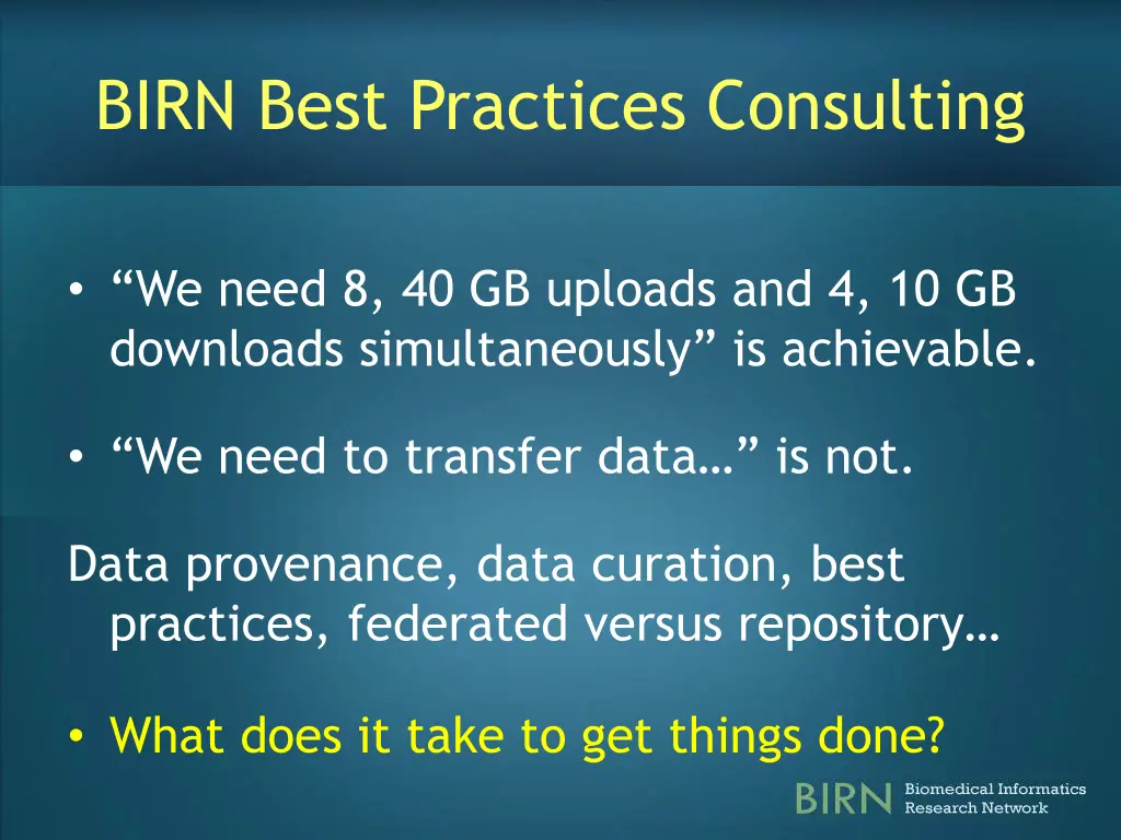 birn best practices consulting