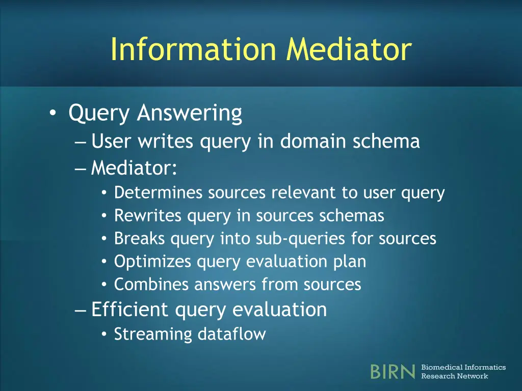 information mediator 1