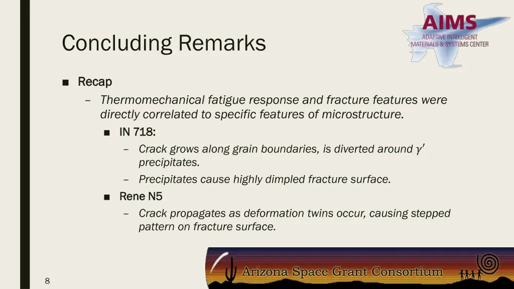 concluding remarks