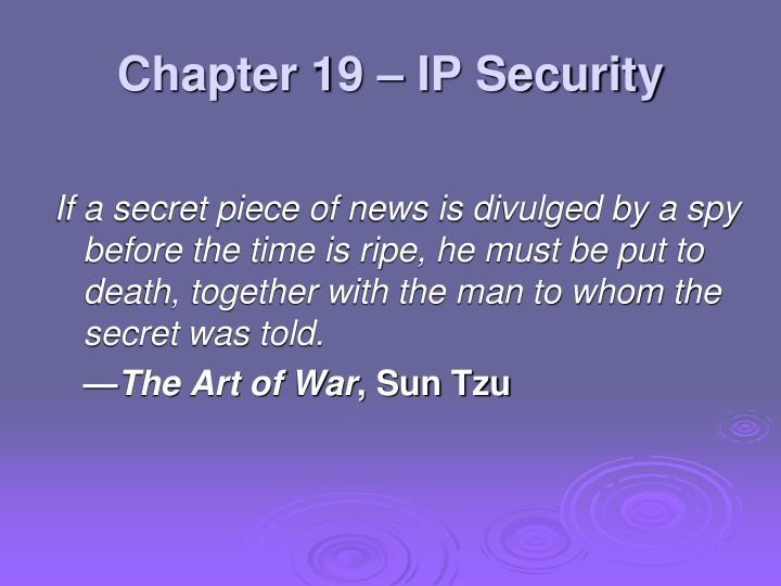 chapter 19 ip security
