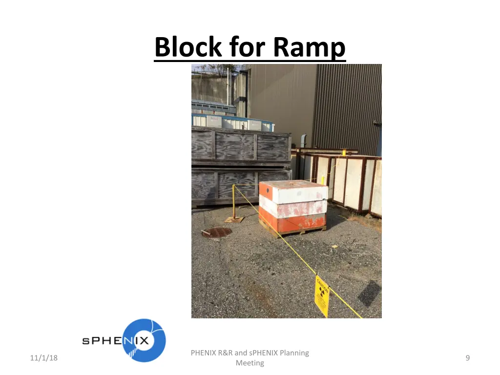 block for ramp