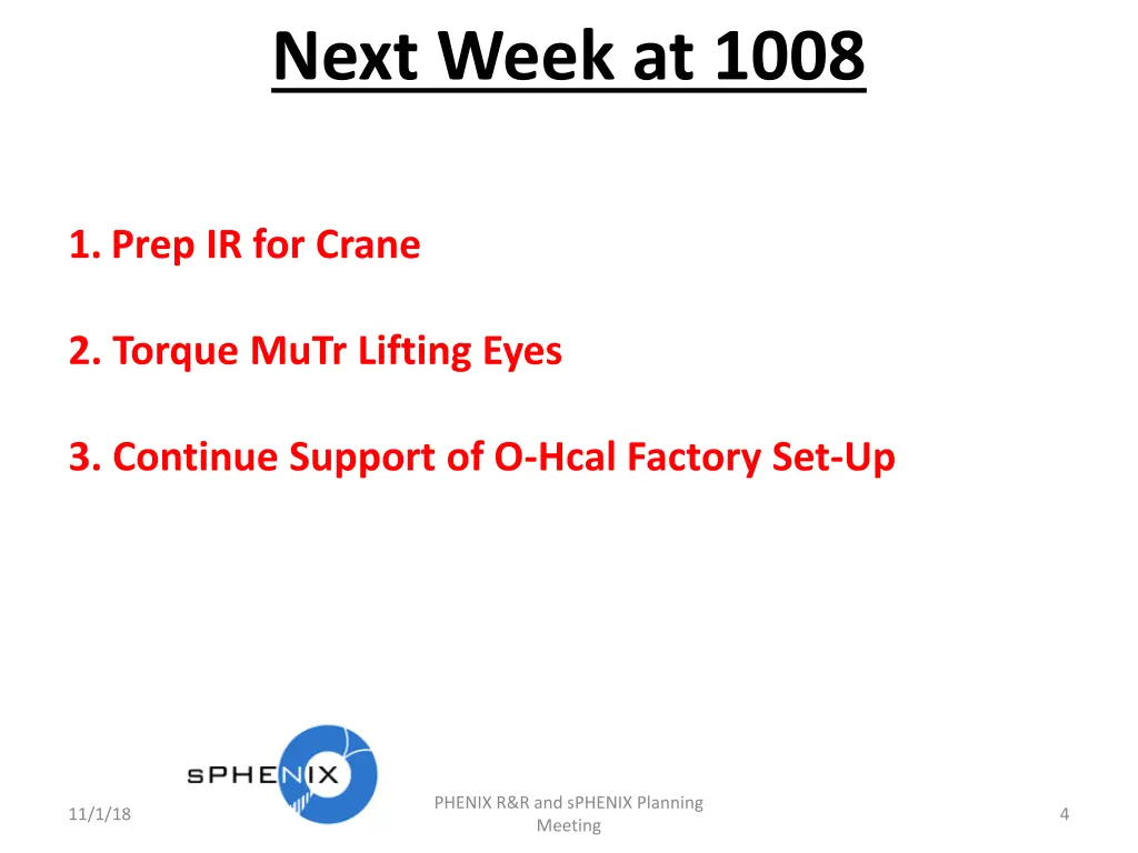 next week at 1008