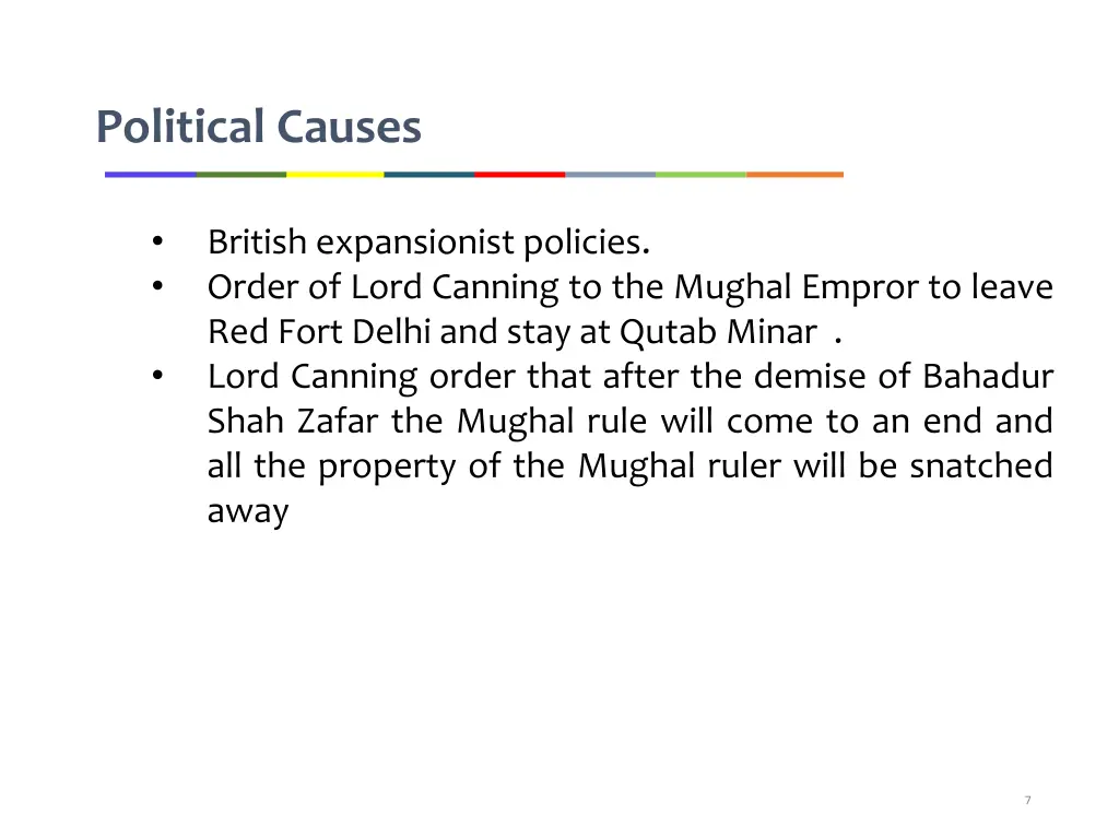 political causes