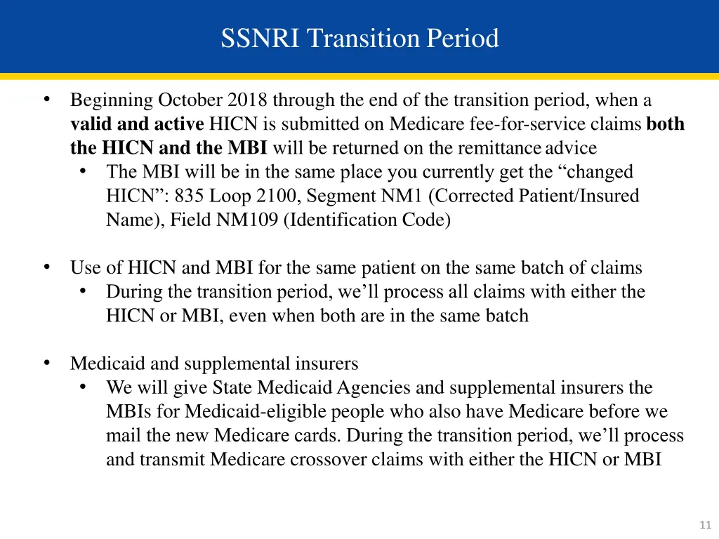 ssnri transition period 1