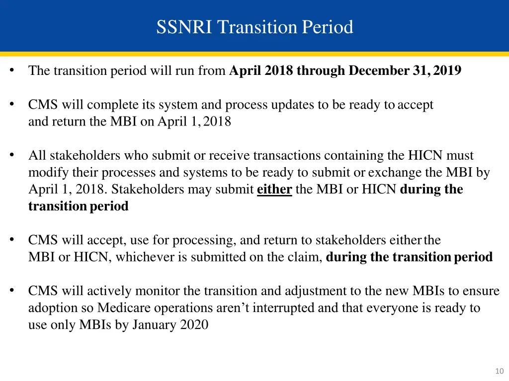 ssnri transition period