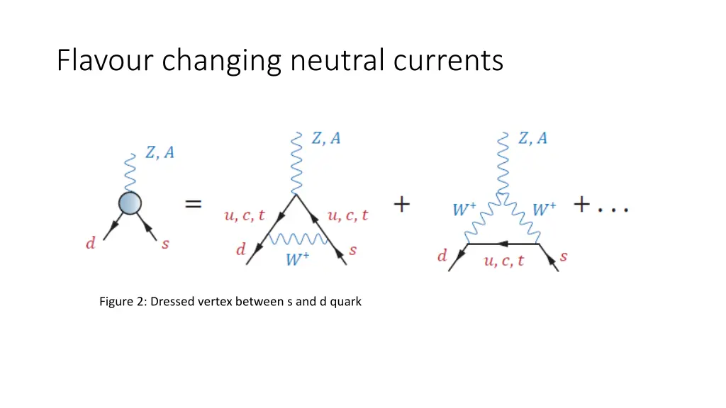 flavour changing neutral currents