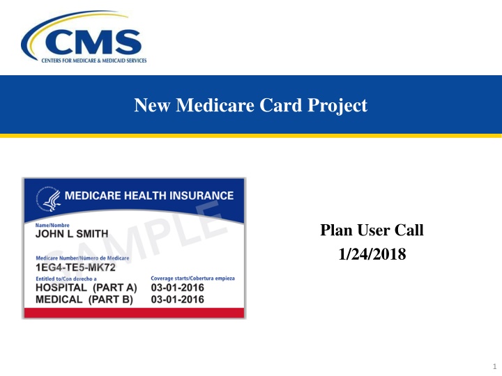 new medicare card project