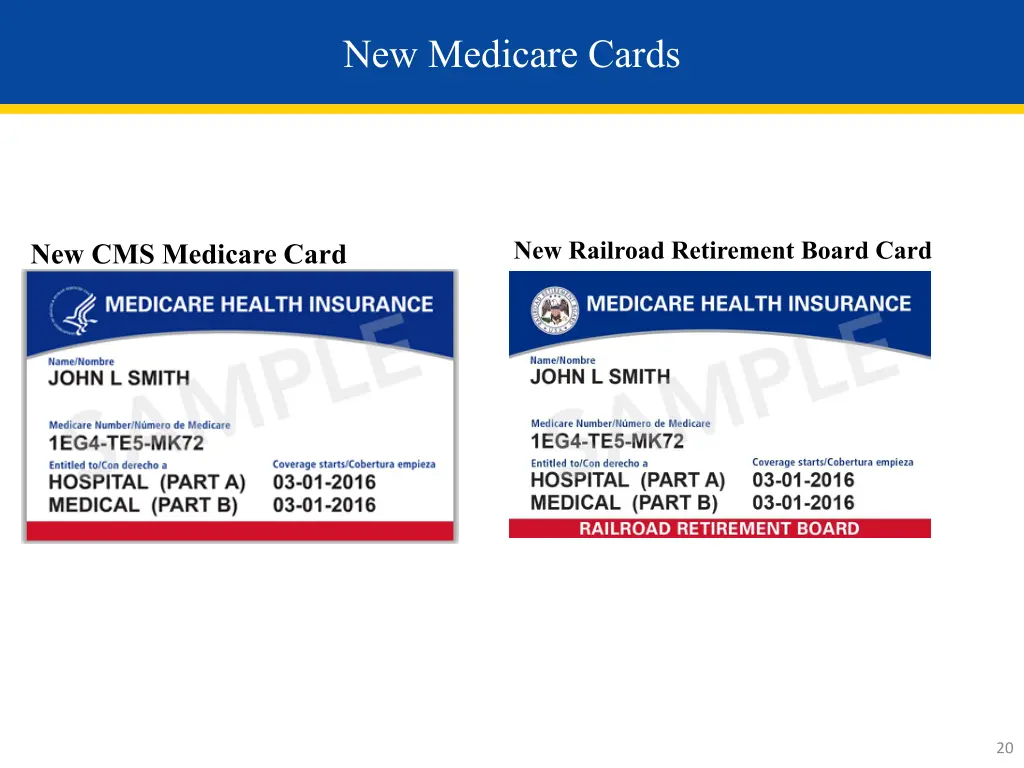 new medicare cards