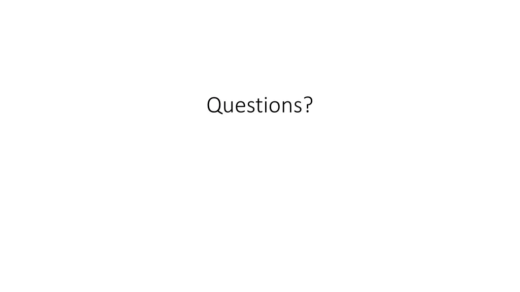 questions