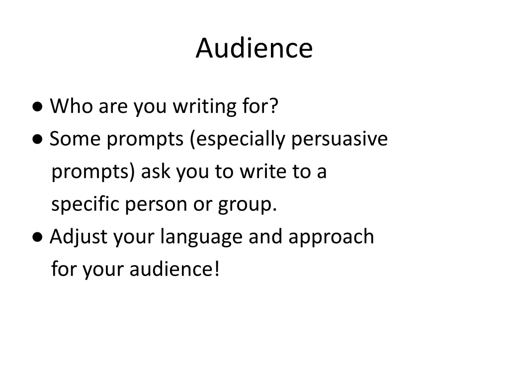 audience
