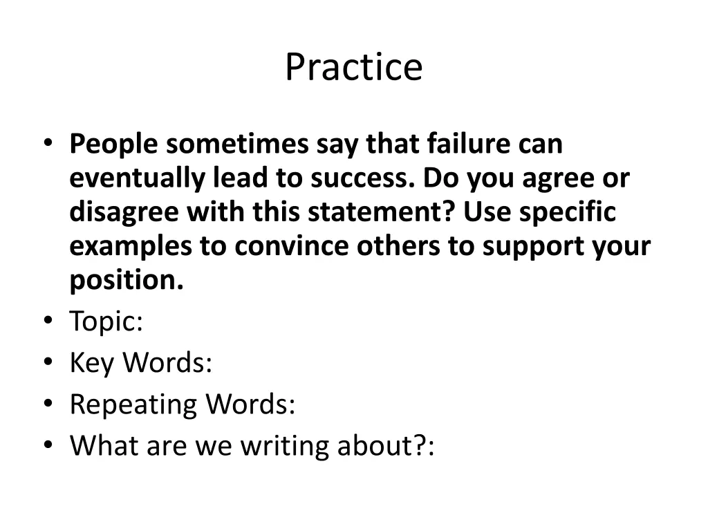 practice 8