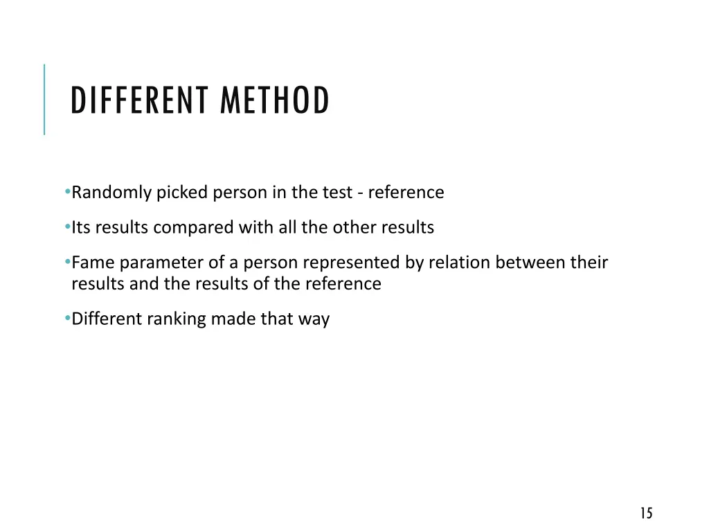 different method