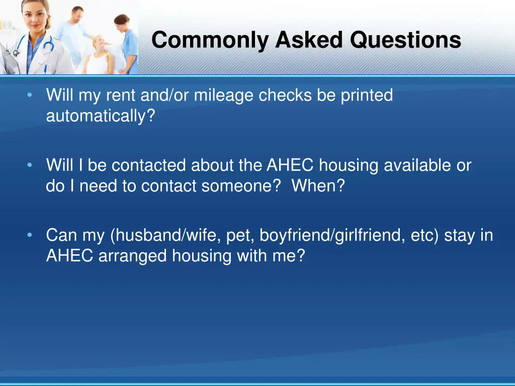 commonly asked questions