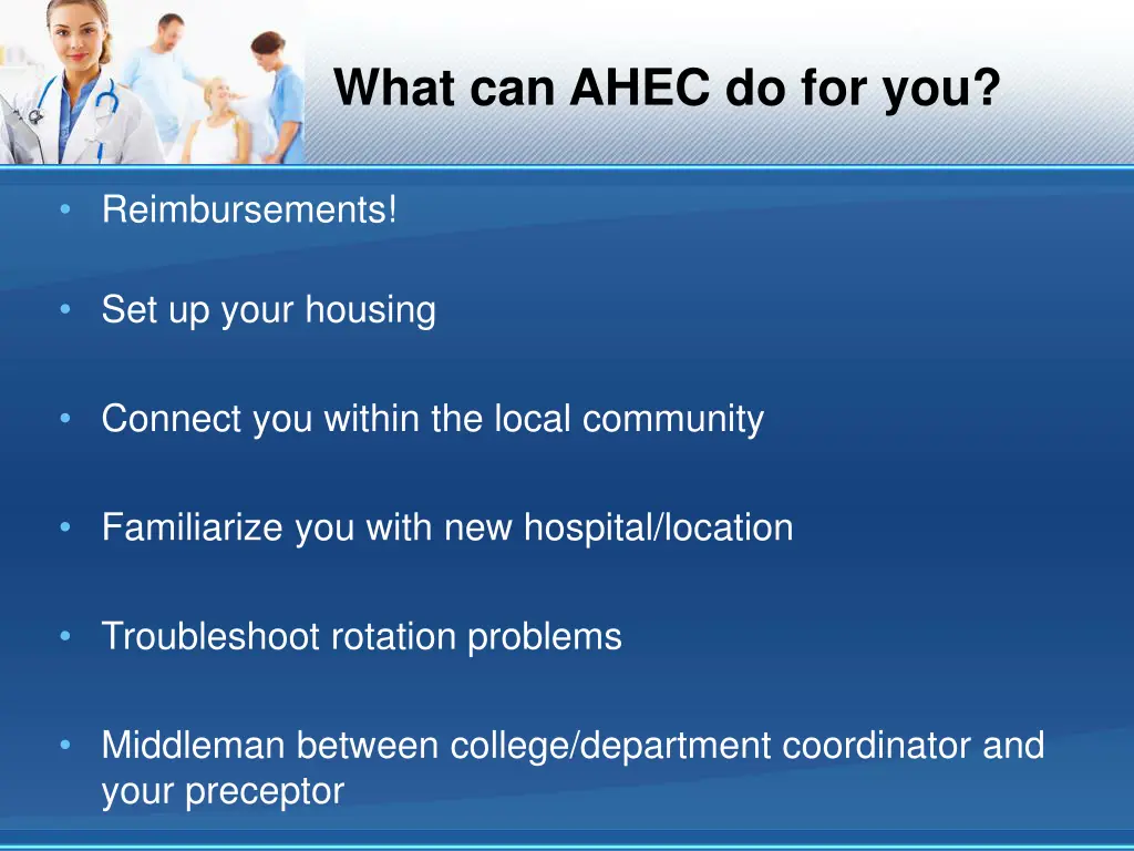 what can ahec do for you