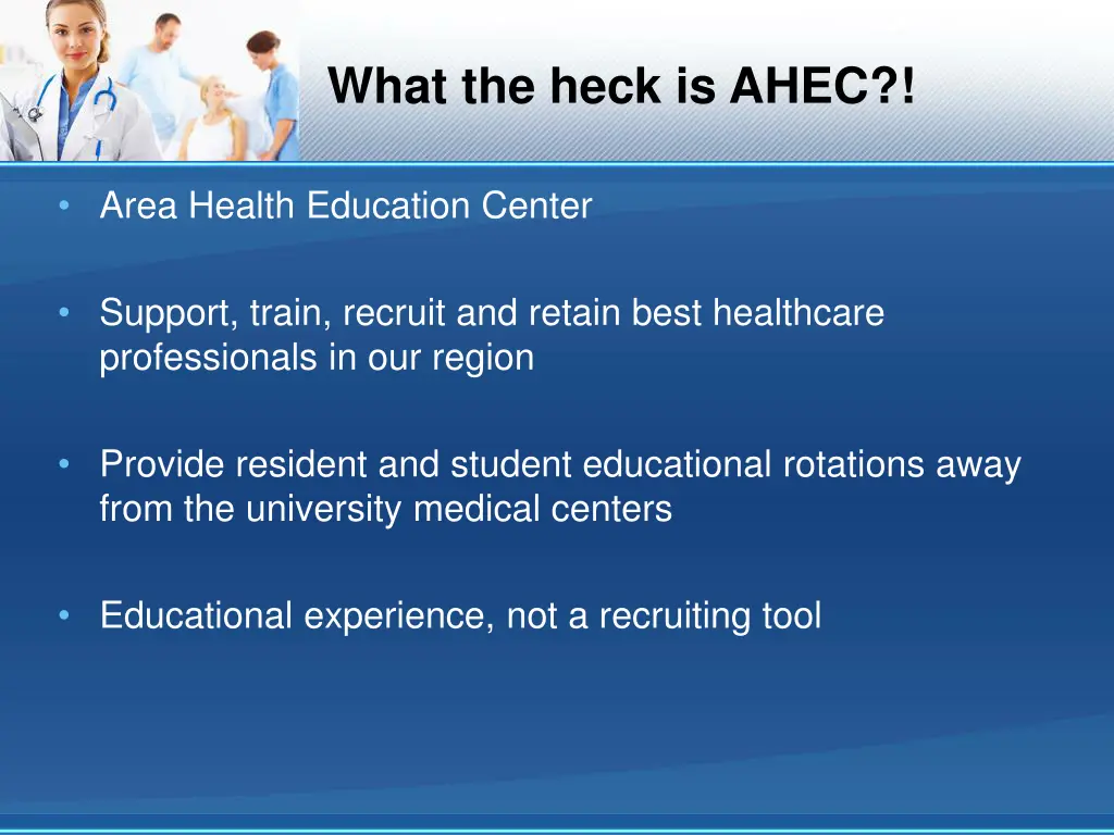 what the heck is ahec