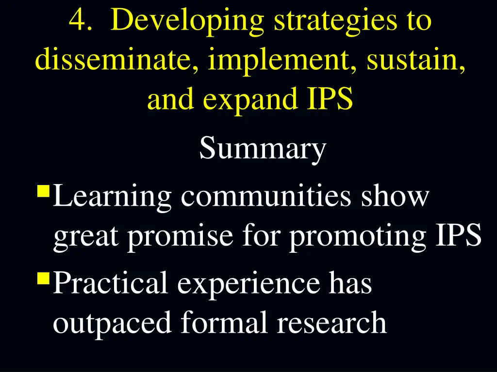 4 developing strategies to disseminate implement 1