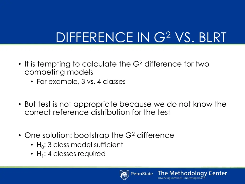 difference in g 2 vs blrt