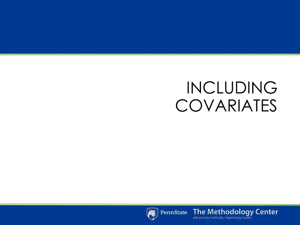 including covariates