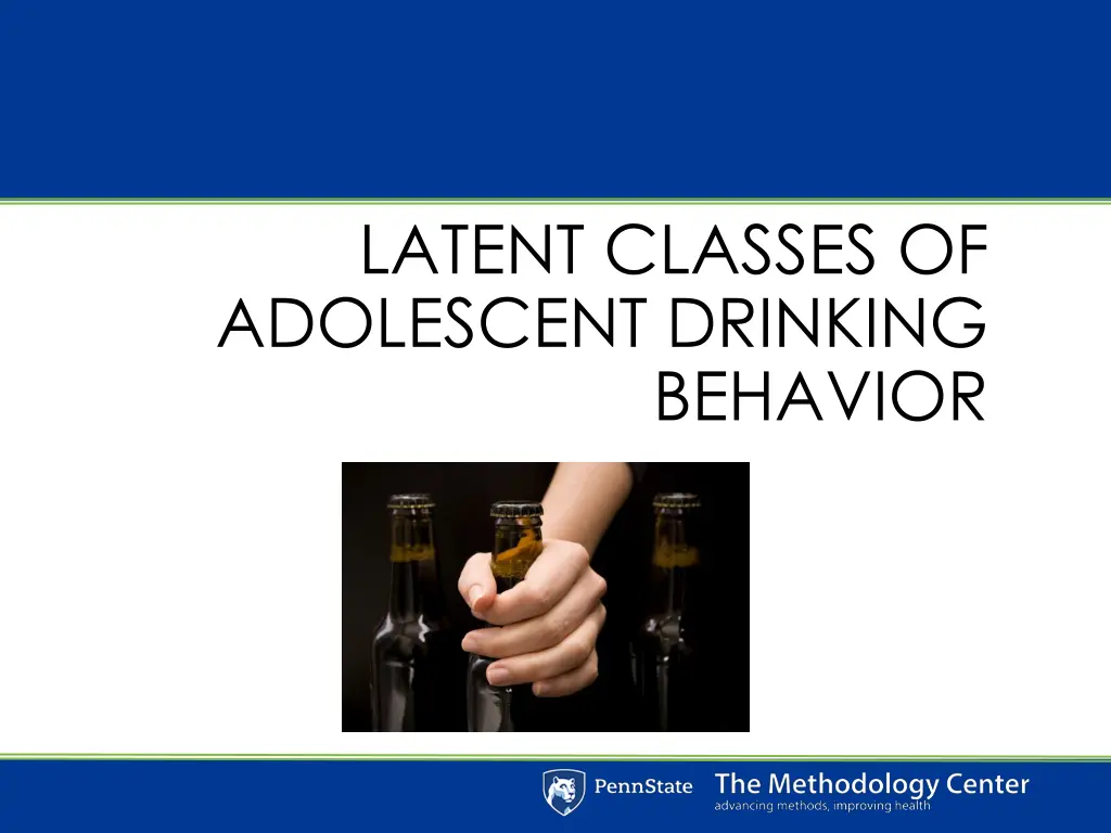 latent classes of adolescent drinking