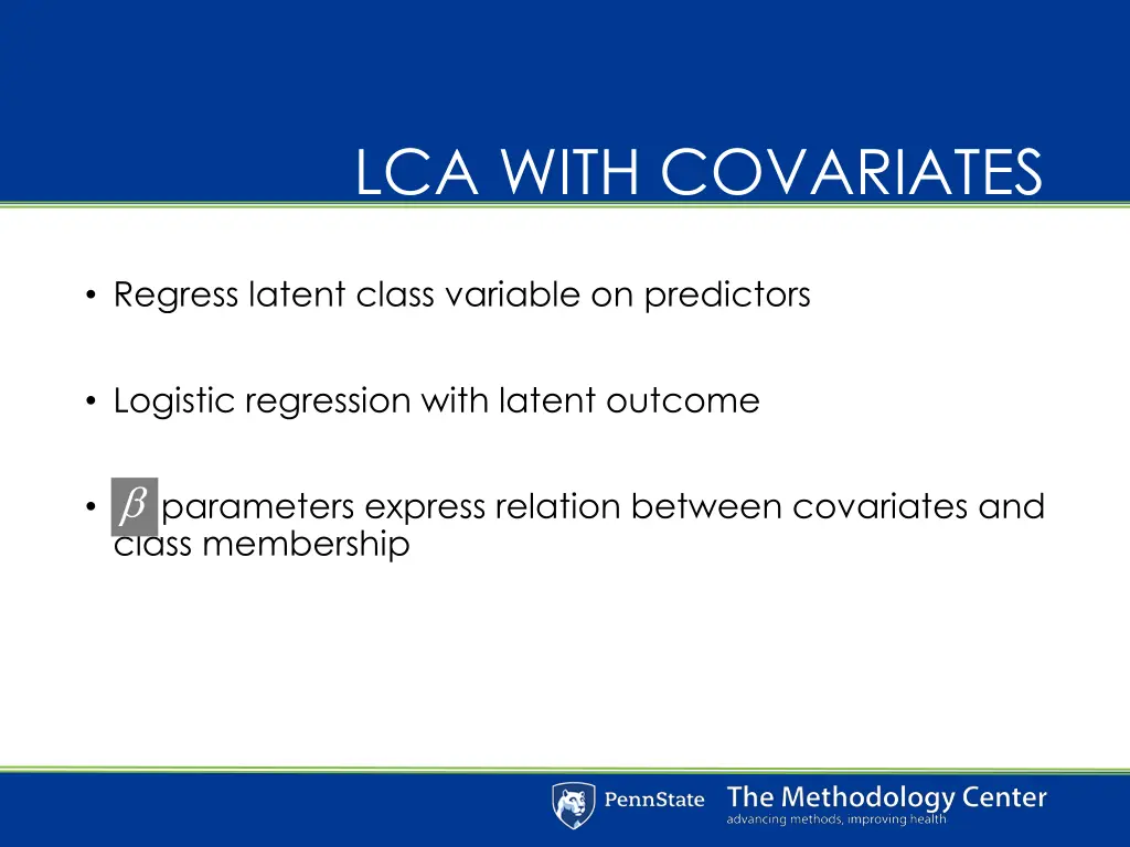 lca with covariates