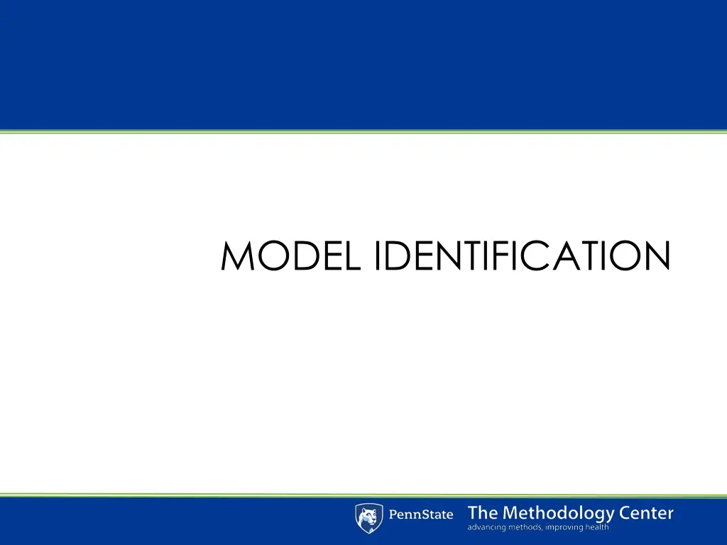 model identification
