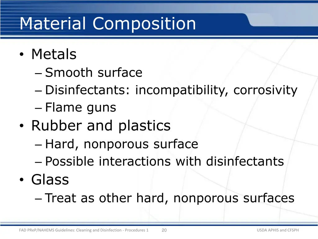 material composition 1