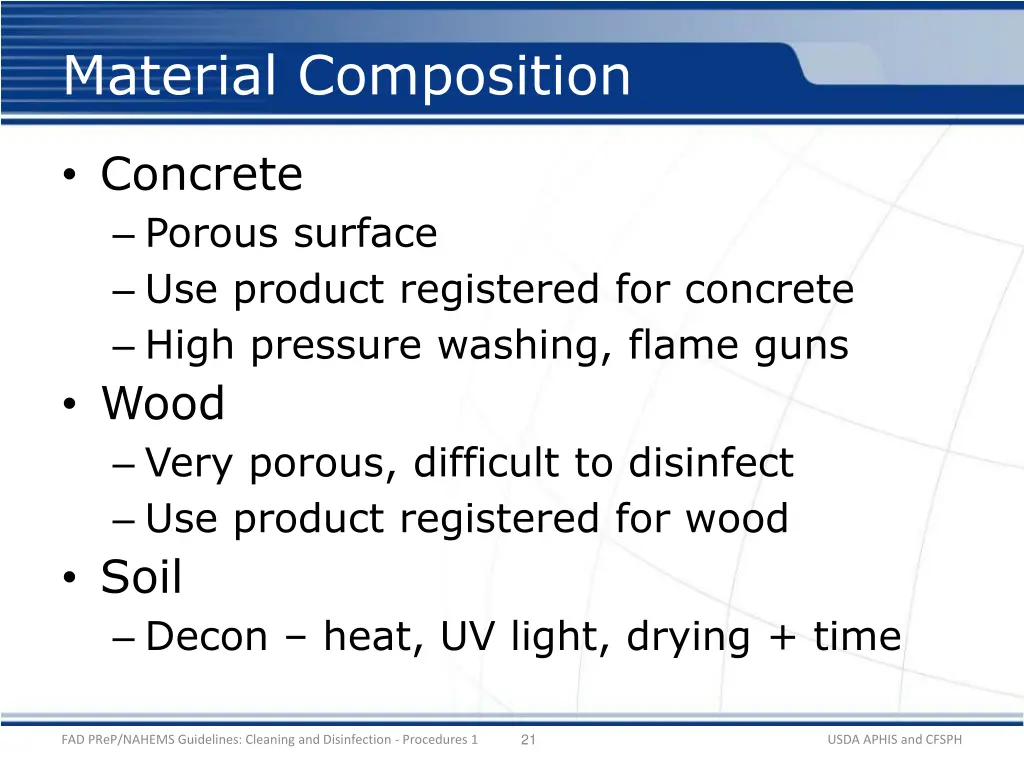 material composition 2