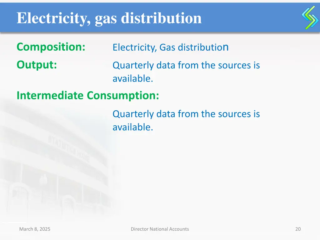 electricity gas distribution