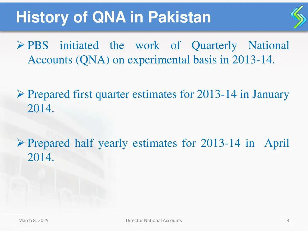 history of qna in pakistan